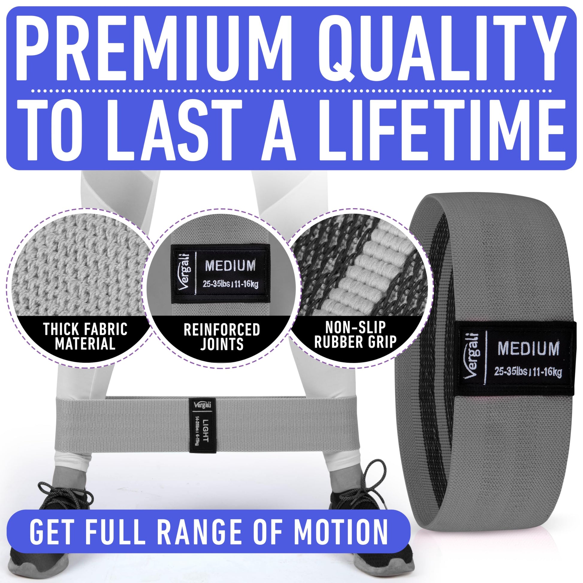 Resistance Bands for Working Out with Workout Bands Guide. 4 Booty Bands for Women Men Fabric Elastic Bands for Exercise Bands Resistance Bands for Legs Bands for Working Out Hip Thigh Glute Bands Set - My Store