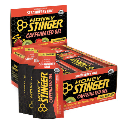 Honey Stinger Organic Fruit Smoothie Energy Gel, Gluten Free & Caffeine Free, for Exercise, Running and Performance, Sports Nutrition for Home & Gym, Pre and Mid Workout, 12 Pack, 13.2 Ounce