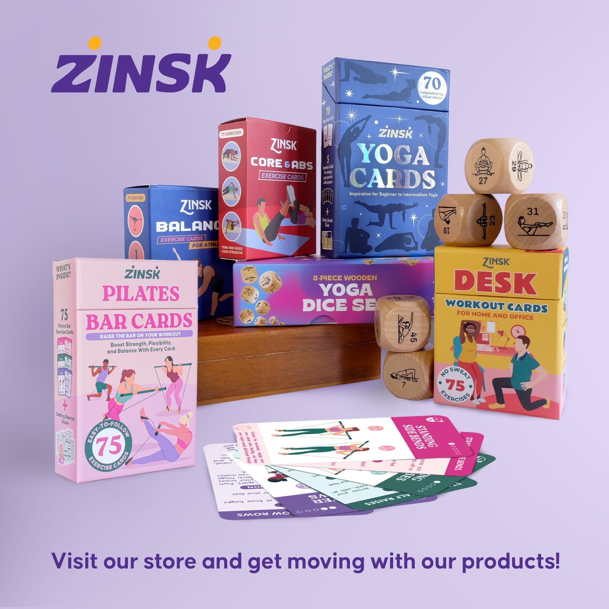 Abs and Core Exercise Cards – 75+ Workout Cards to Help Build Core Strength, Stability, Outdoor, Work from Home Fitness Workout - My Store