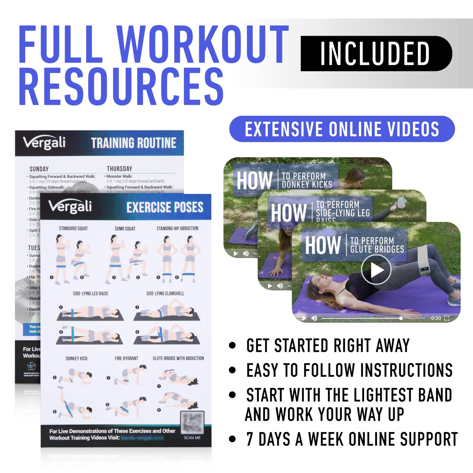 Resistance Bands for Working Out with Workout Bands Guide. 4 Booty Bands for Women Men Fabric Elastic Bands for Exercise Bands Resistance Bands for Legs Bands for Working Out Hip Thigh Glute Bands Set - My Store