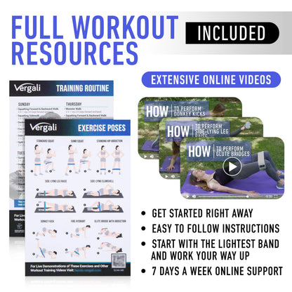 Resistance Bands for Working Out with Workout Bands Guide. 4 Booty Bands for Women Men Fabric Elastic Bands for Exercise Bands Resistance Bands for Legs Bands for Working Out Hip Thigh Glute Bands Set - My Store