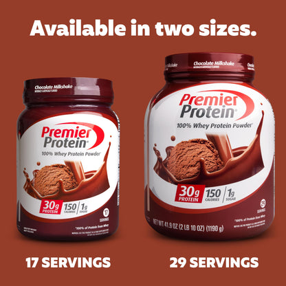 Premier Protein Powder, Vanilla Milkshake, 30g Protein, 1g Sugar, 100% Whey Protein, Keto Friendly, No Soy Ingredients, Gluten Free, 17 Servings, 23.3 Ounces - My Store