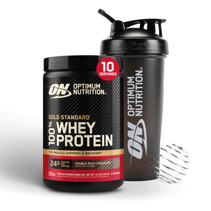 Optimum Nutrition Gold Standard 100% Whey Protein Powder, Double Rich Chocolate, 5 Pound (Packaging May Vary) - My Store