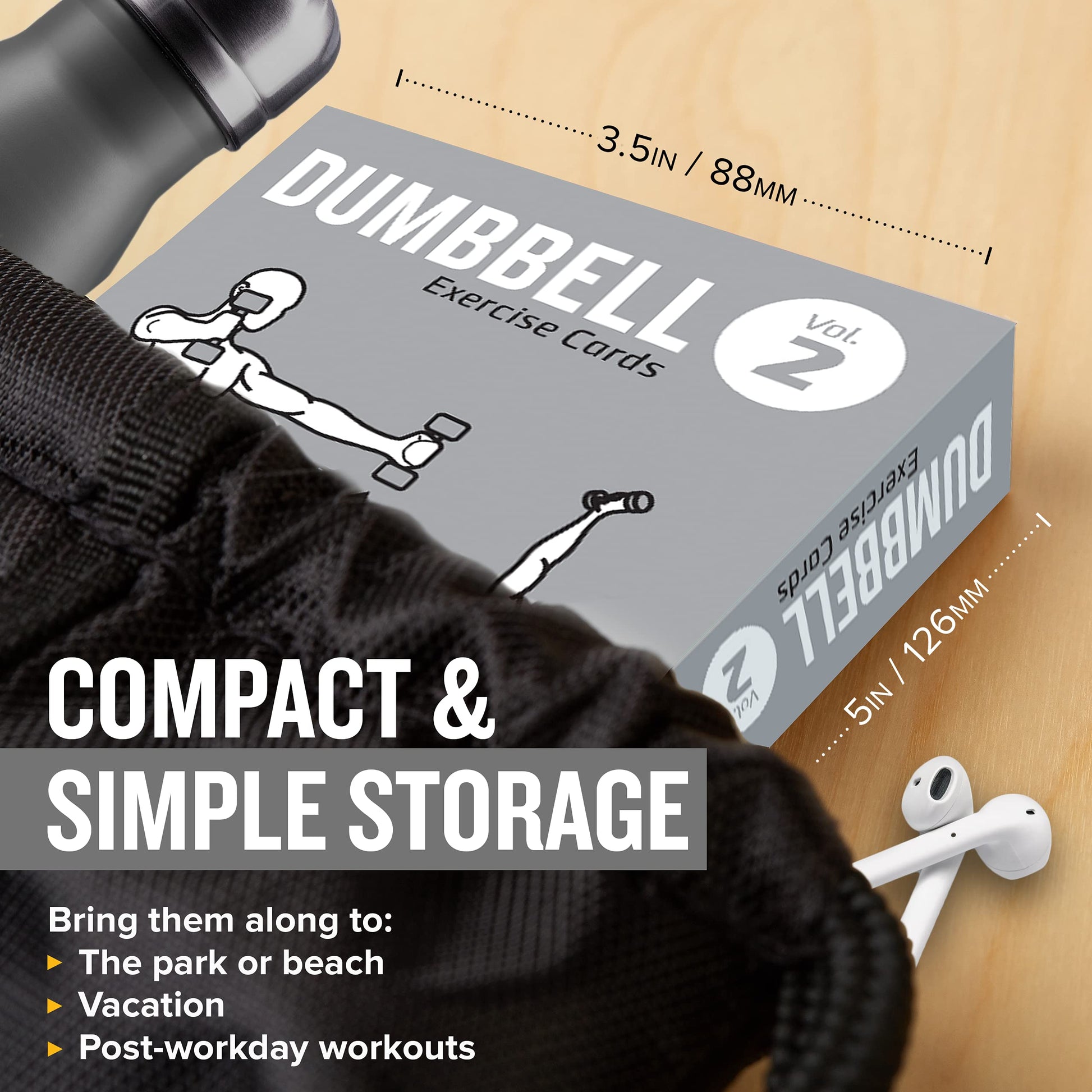 NewMe Fitness Stretching Workout Cards, Instructional Fitness Deck for Women & Men, Beginner Fitness Guide to Training Exercises at Home or Gym - My Store