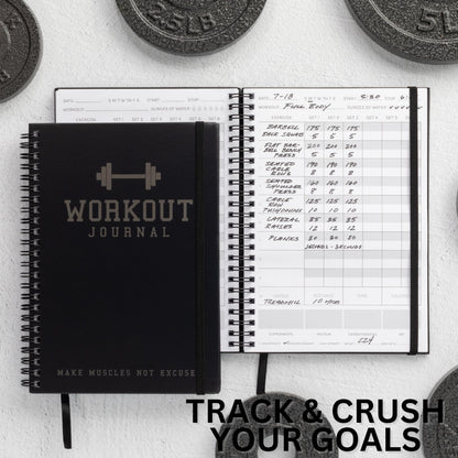 The Ultimate Fitness Journal for Tracking and Crushing Your Gym Goals - Detailed Workout Planner & Log Book For Men and Women - Great Gym Accessories With Calendar, Nutrition & Progress Tracker - My Store