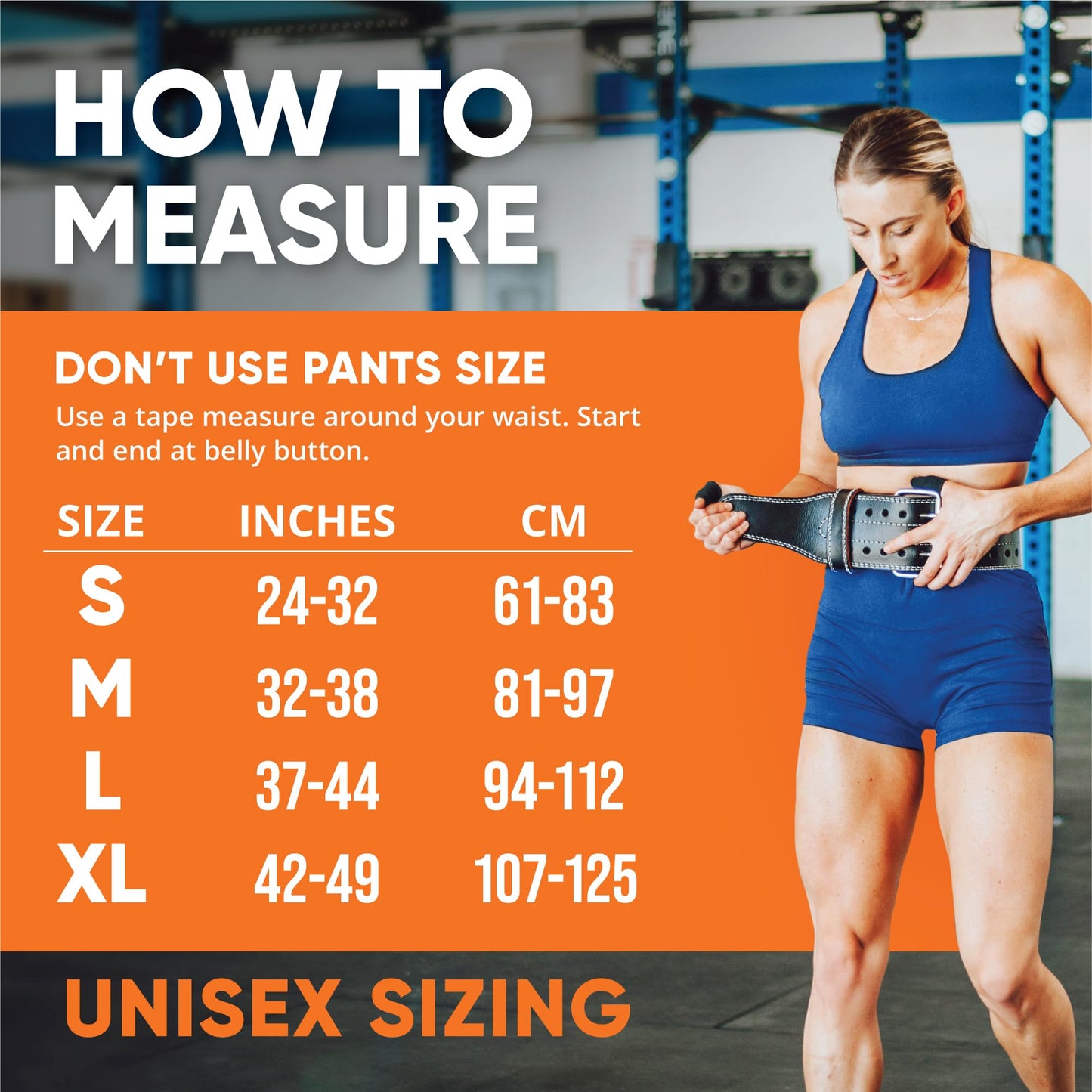 ProFitness Weight Lifting Belt (5mm Thick) - Leather Weight Belt for Men & Women - Back Support Squat Belt - Gym Belt for Weightlifting, Powerlifting & Deadlifts | Adjustable Weightlifting Belt - My Store