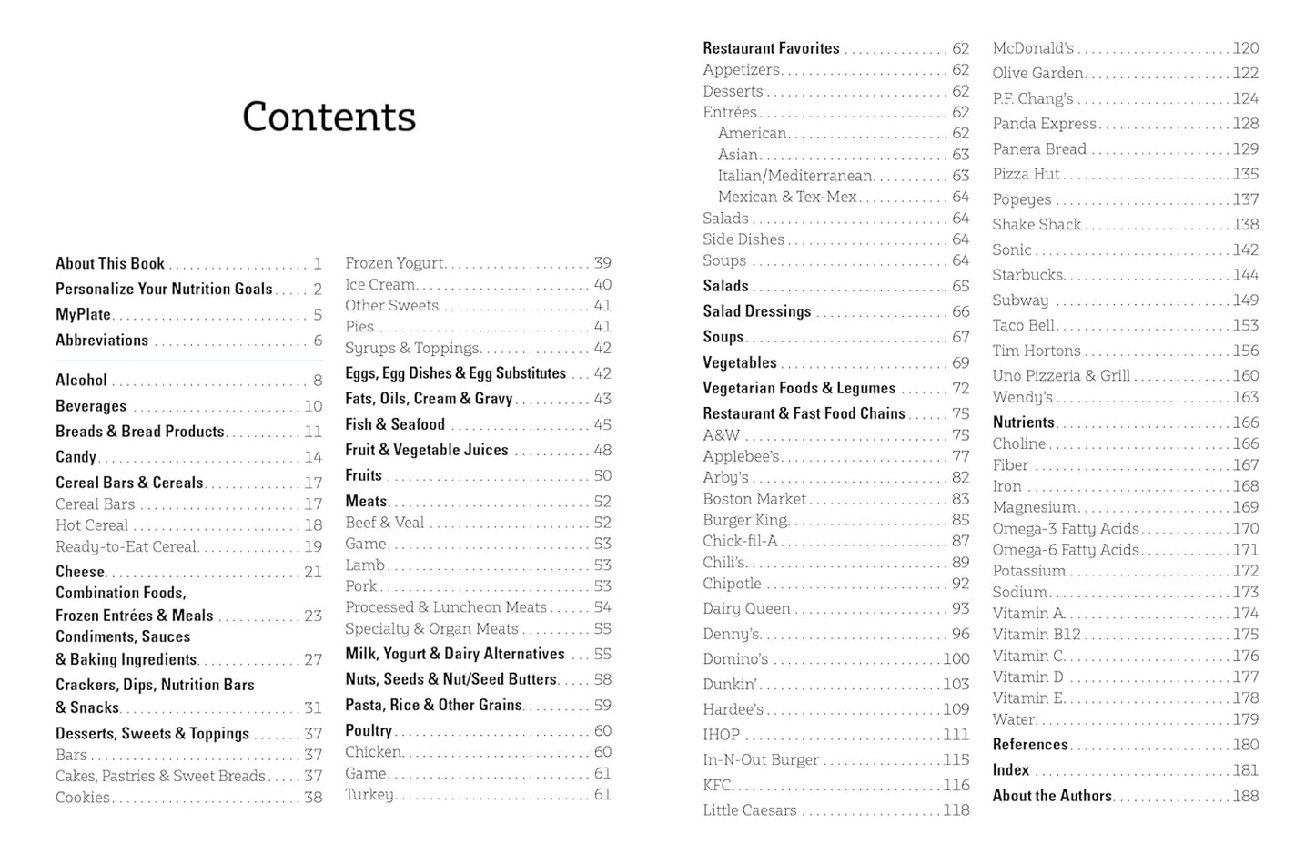 The Food Counter's Pocket Companion, Sixth Edition: Calories, Carbohydrates, Protein, Fats, Fiber, Sugar, Sodium, Iron, Calcium, Potassium, and Vitamin D―with 32 Restaurant Chains - My Store