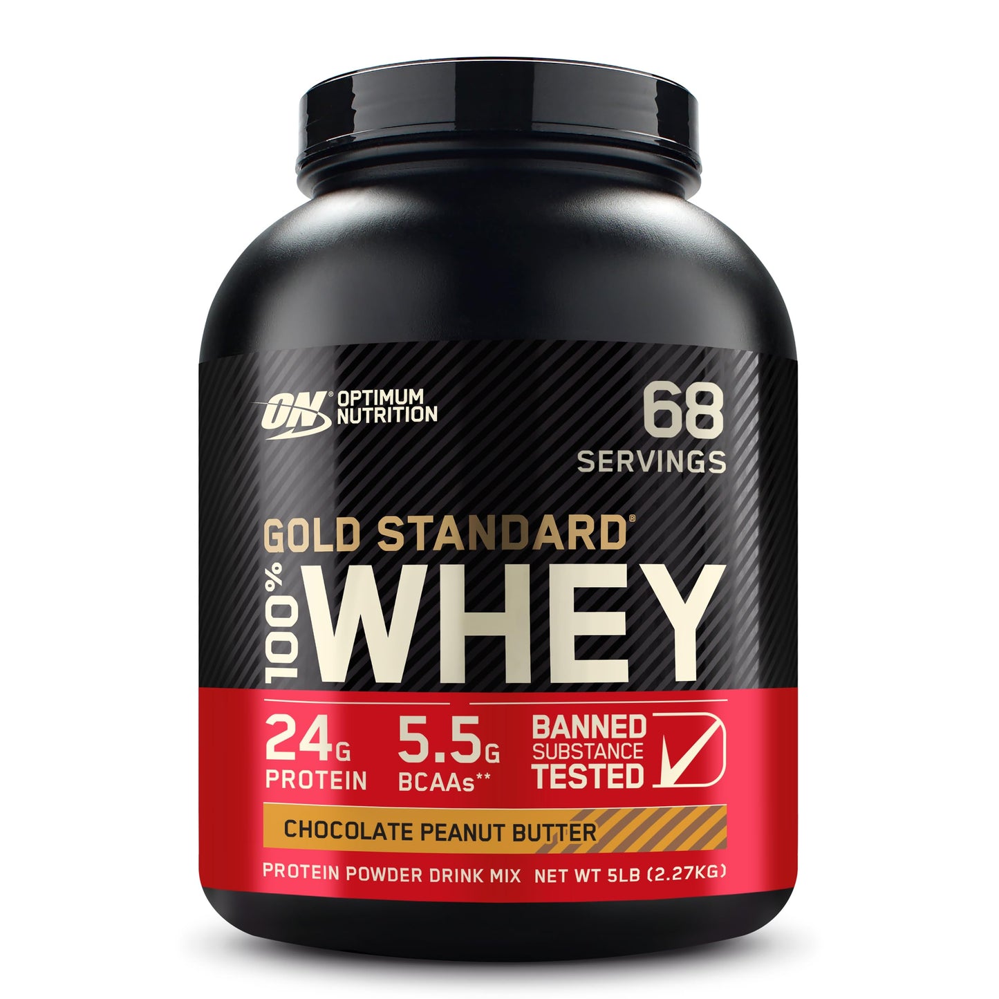 Optimum Nutrition Gold Standard 100% Whey Protein Powder, Double Rich Chocolate, 5 Pound (Packaging May Vary) - My Store