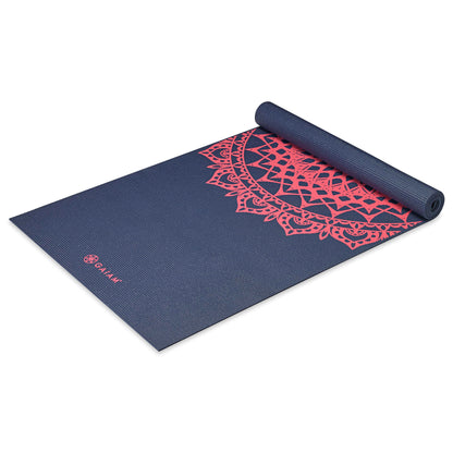 Gaiam Print Yoga Mat, Non Slip Exercise & Fitness Mat for All Types of Yoga, Pilates & Floor Exercises - My Store
