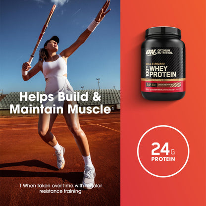 Optimum Nutrition Gold Standard 100% Whey Protein Powder, Double Rich Chocolate, 5 Pound (Packaging May Vary) - My Store