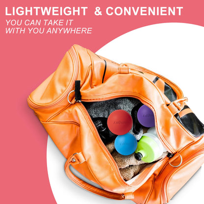 Massage Lacrosse Balls for Myofascial Release,Yoga Deep Tissue Massage,Trigger Point Therapy and Foot Plantar Fasciitis,Muscle Soreness Massager Ball (2Pack,Deep Blue and Purple) - My Store