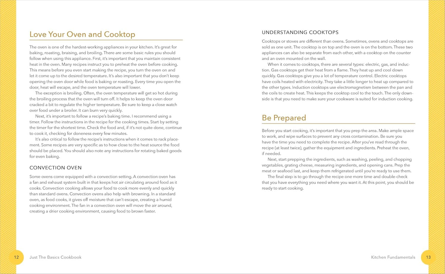 Just the Basics Cookbook: Learn How to Cook with Essential Techniques and Fundamental Recipes