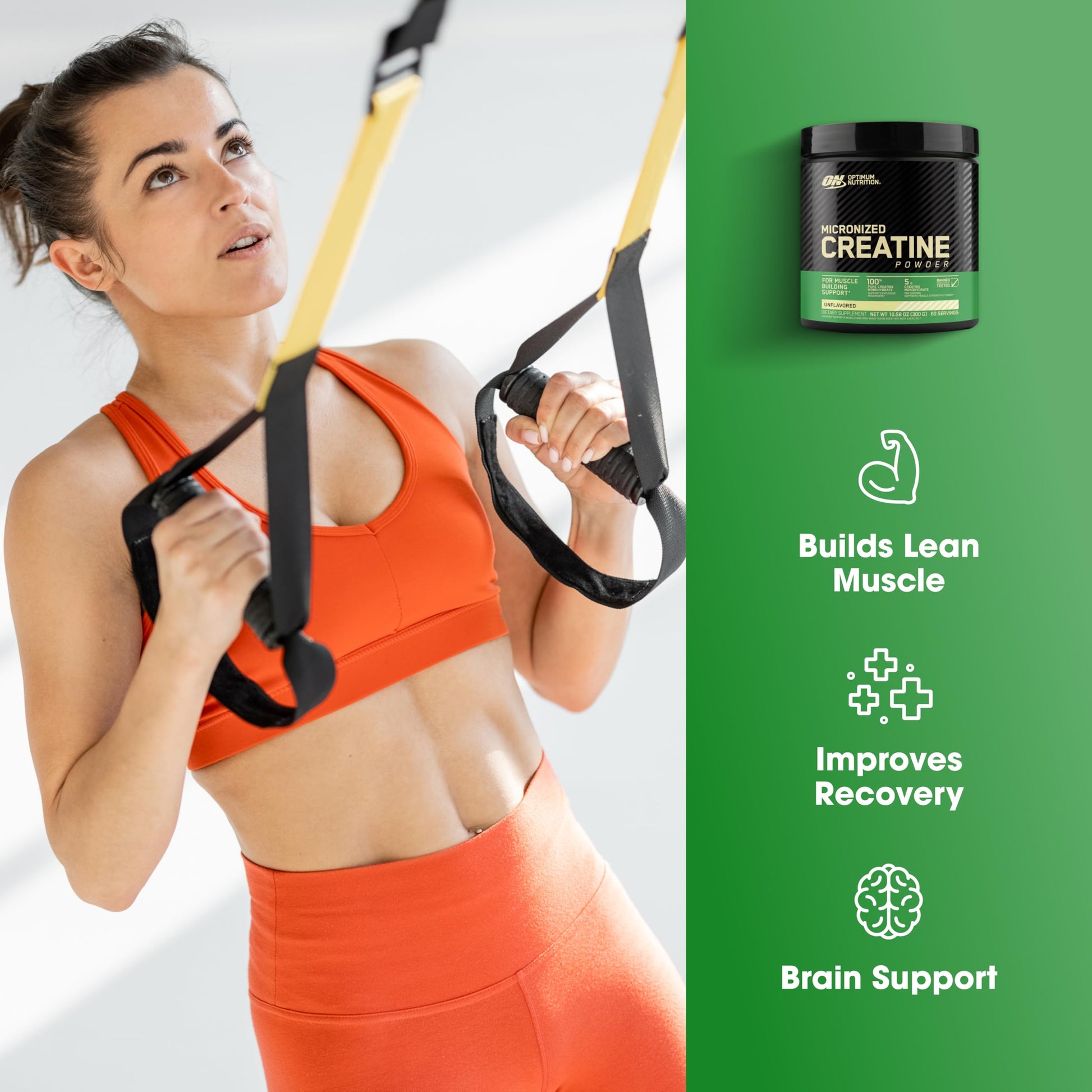 Optimum Nutrition Micronized Creatine Monohydrate Powder, Unflavored, 60 Servings, 300 Grams (Packaging May Vary) - My Store