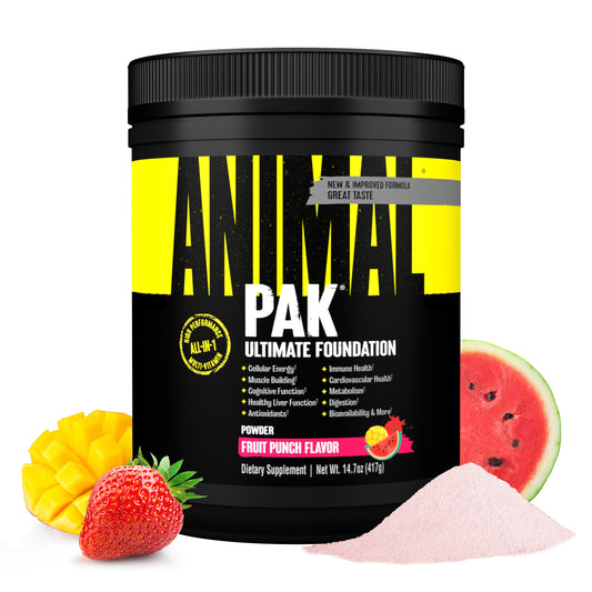 Animal Pak - Convenient Multivitamin for Men & Women Daily All-in-One Vitamin & Supplement Pack - Zinc, Vitamins C, B, D, Amino Acids, and Immune Support - Sports Nutrition Performance - 44 Count - My Store