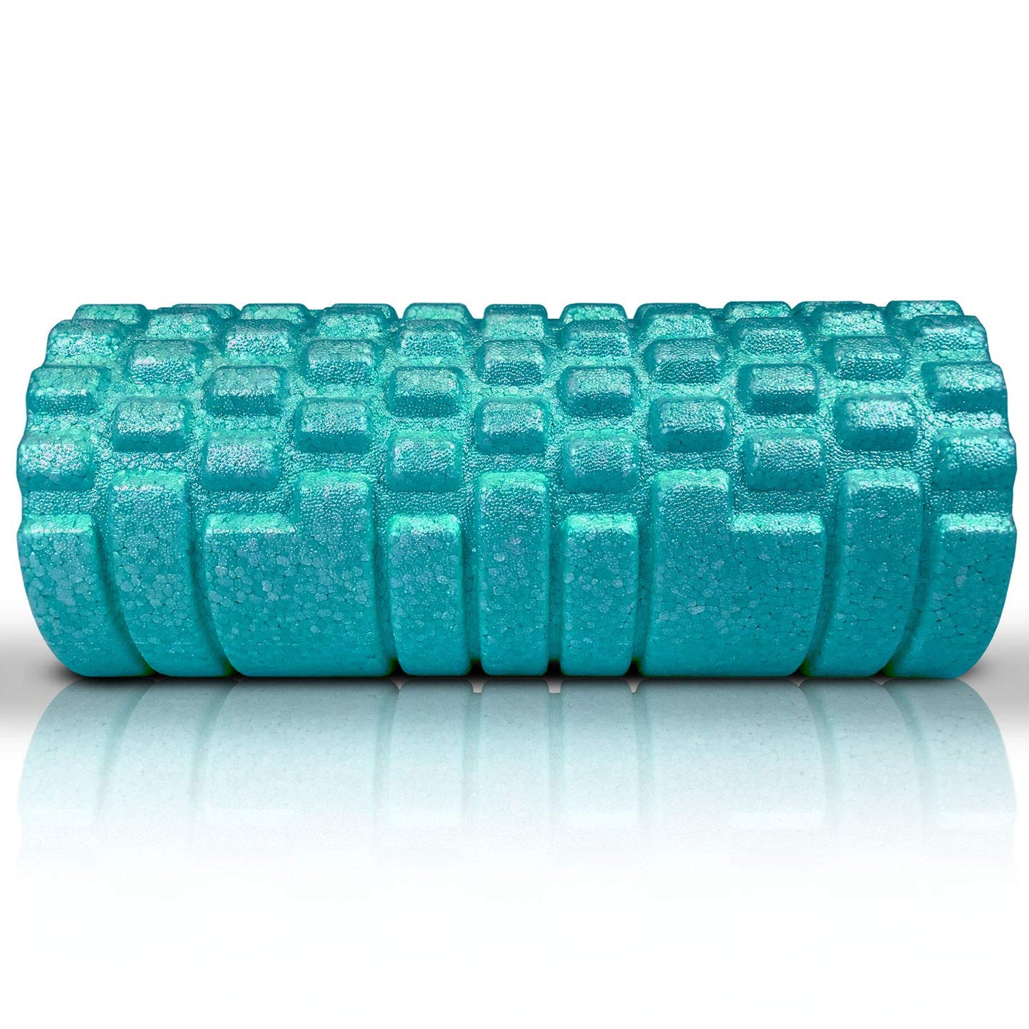 High Density Foam Roller Massager for Deep Tissue Massage of The Back and Leg Muscles - Self Myofascial Release of Painful Trigger Point Muscle Adhesions - 13" Blue - My Store