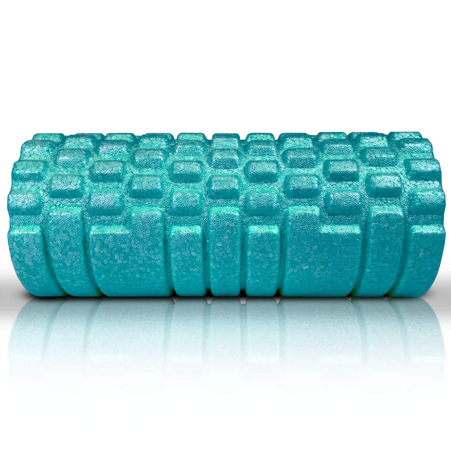 High Density Foam Roller Massager for Deep Tissue Massage of The Back and Leg Muscles - Self Myofascial Release of Painful Trigger Point Muscle Adhesions - 13" Blue - My Store