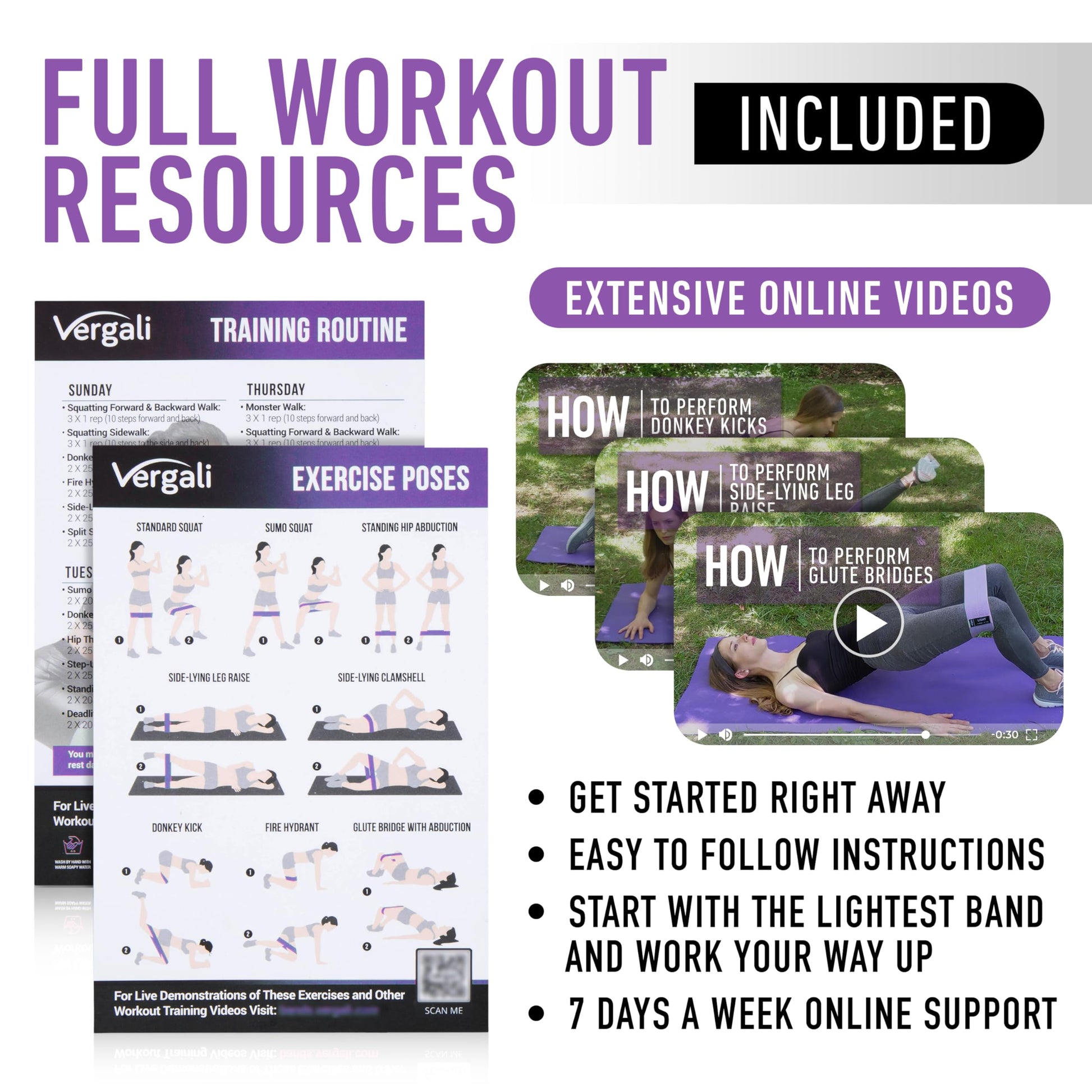 Resistance Bands for Working Out with Workout Bands Guide. 4 Booty Bands for Women Men Fabric Elastic Bands for Exercise Bands Resistance Bands for Legs Bands for Working Out Hip Thigh Glute Bands Set - My Store