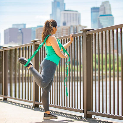 OPTP The Original Stretch Out Strap with Exercise Book, for Flexibility and Mobility Exercises. Stretch Out Straps for Physical Therapy, Yoga Stretching Strap and Knee Therapy Strap. Made in the USA - My Store