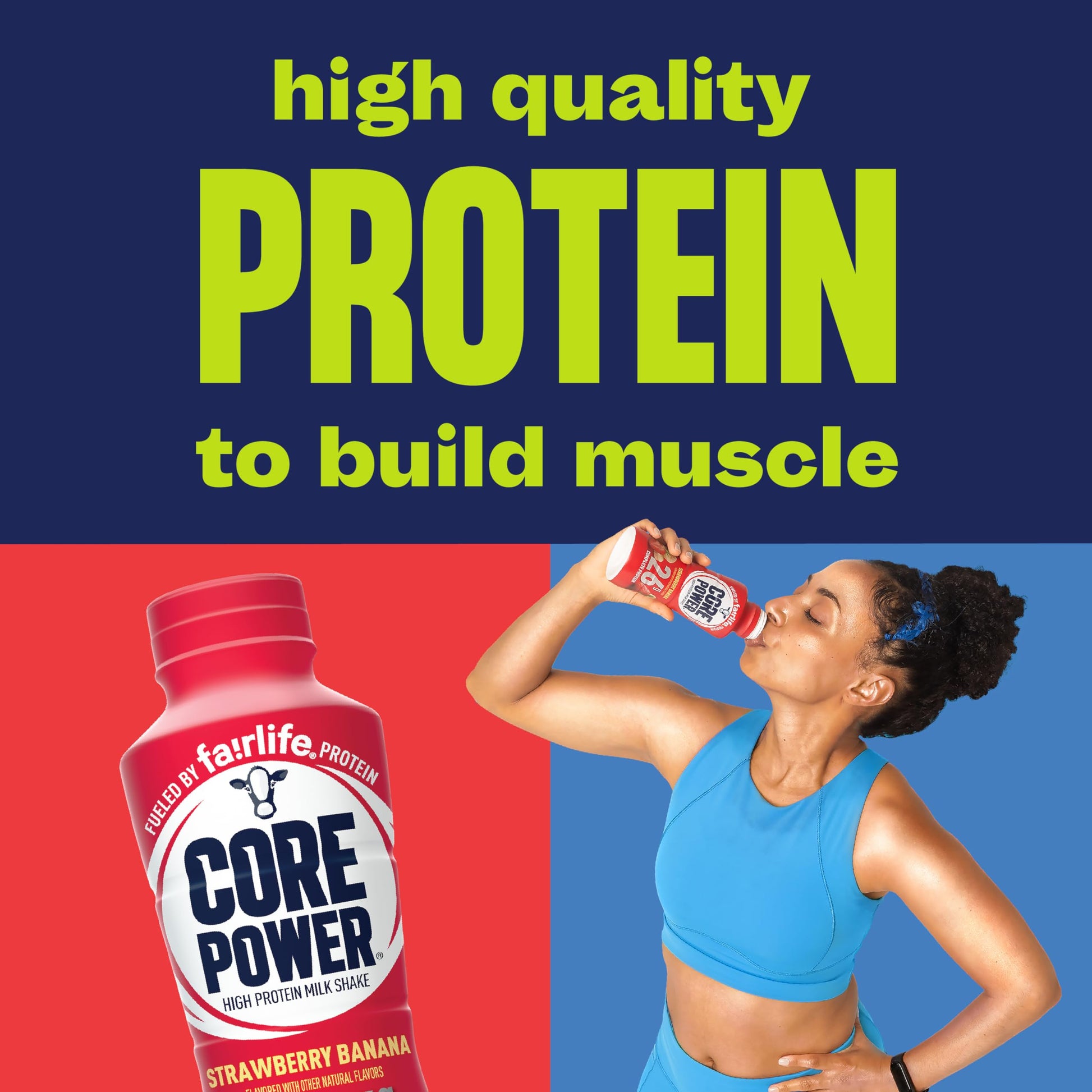 Core Power Protein Shake, Chocolate, 26g Bottle, 14oz, 12 Pack - My Store