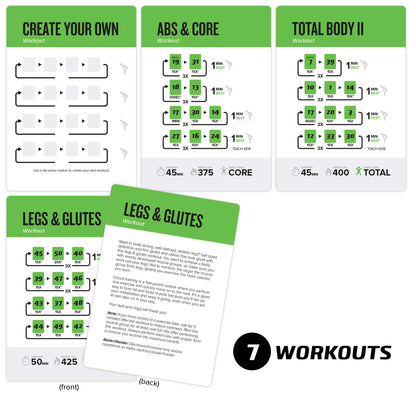 NewMe Fitness Stretching Workout Cards, Instructional Fitness Deck for Women & Men, Beginner Fitness Guide to Training Exercises at Home or Gym - My Store