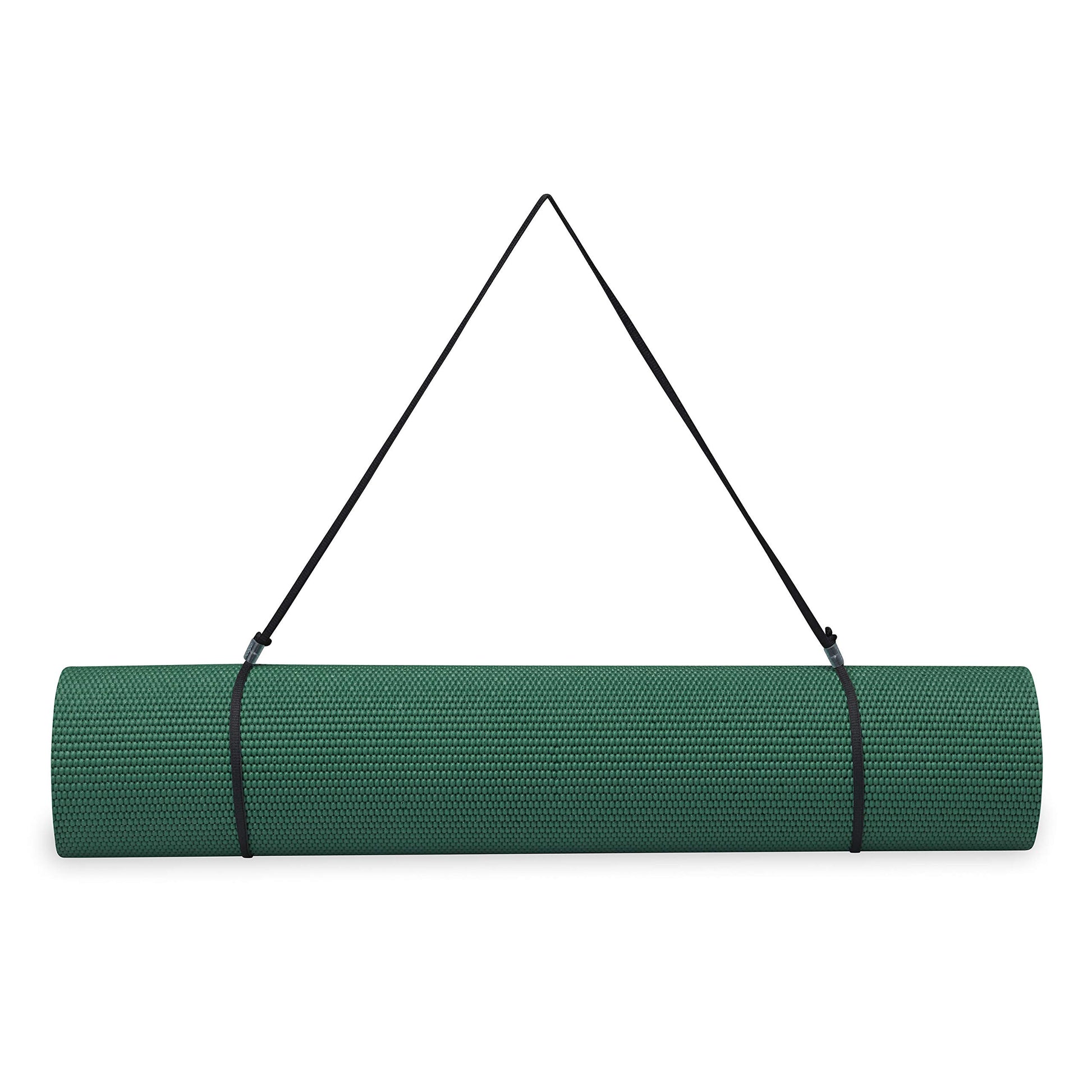 Gaiam Essentials Thick and Thin Yoga Mat Fitness & Exercise Mat with Easy-Cinch Carrier Strap - My Store