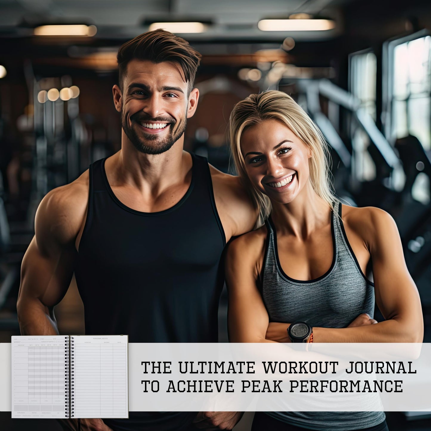 The Ultimate Fitness Journal for Tracking and Crushing Your Gym Goals - Detailed Workout Planner & Log Book For Men and Women - Great Gym Accessories With Calendar, Nutrition & Progress Tracker - My Store