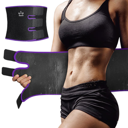 Waist Trimmer Belt Men Sweat Band Stomach Wrap, Waist Trainer for Women Workout