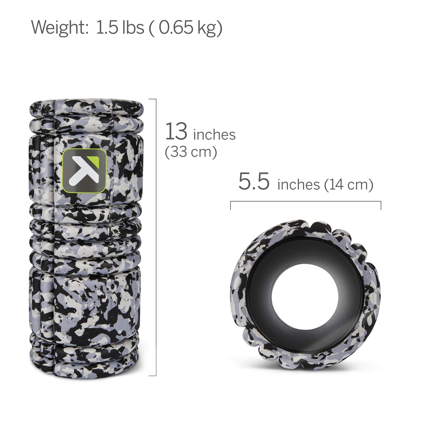 TriggerPoint Grid 1.0 Foam Roller - 13" Multi-Density Massage Roller for Deep Tissue & Muscle Recovery - Relieves Tight, Sore Muscles & Kinks, Improves Mobility & Circulation - Targets Key Body Parts - My Store