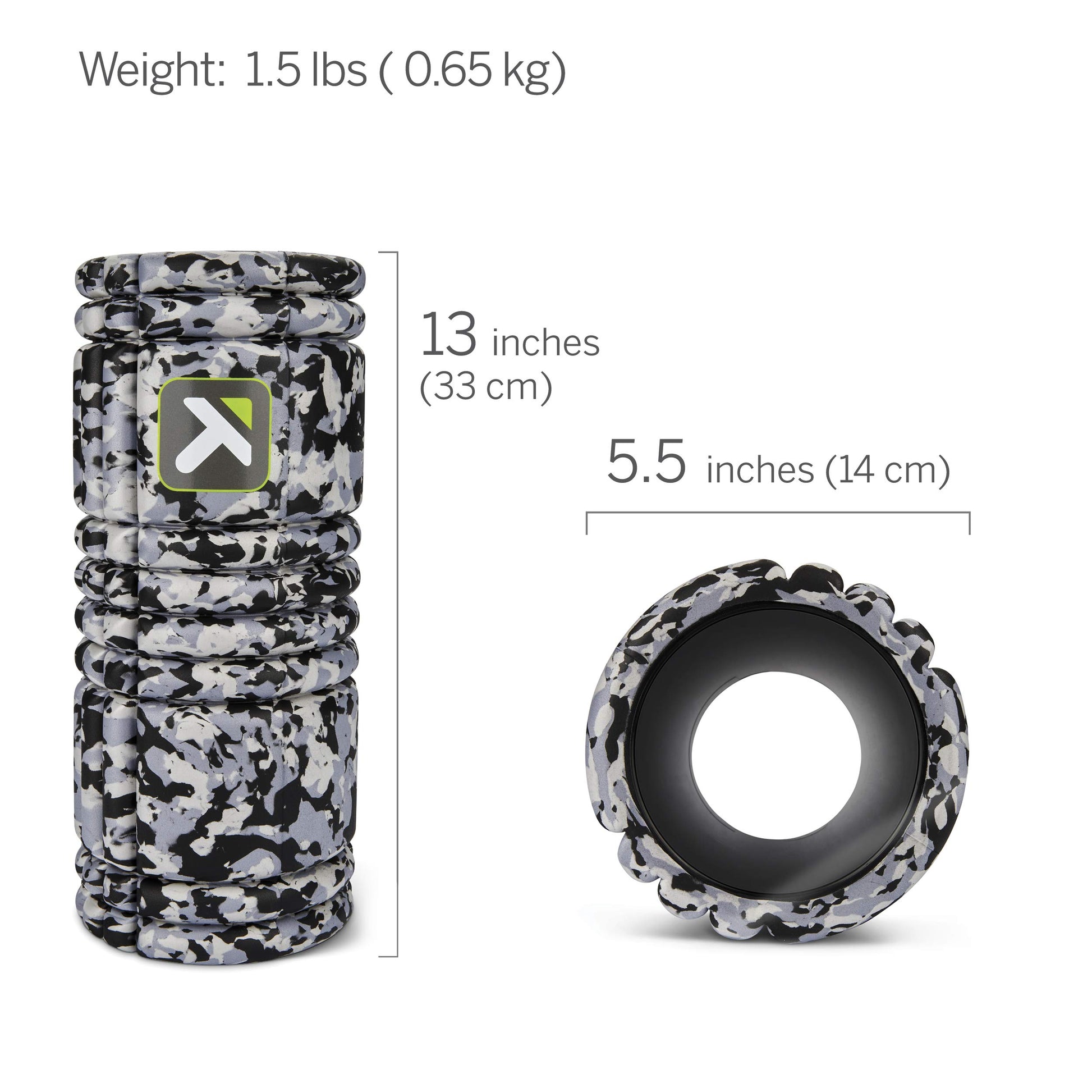 TriggerPoint Grid 1.0 Foam Roller - 13" Multi-Density Massage Roller for Deep Tissue & Muscle Recovery - Relieves Tight, Sore Muscles & Kinks, Improves Mobility & Circulation - Targets Key Body Parts - My Store
