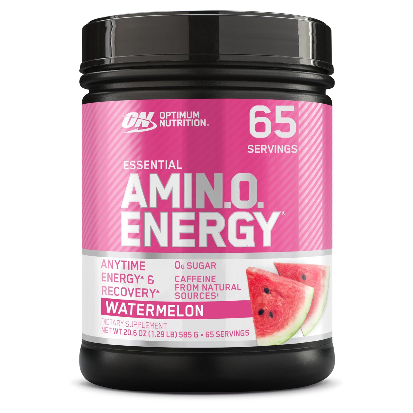 Optimum Nutrition Amino Energy - Pre Workout with Green Tea, BCAA, Amino Acids, Keto Friendly, Green Coffee Extract, Energy Powder - Concord Grape, 65 Servings (Packaging May Vary)