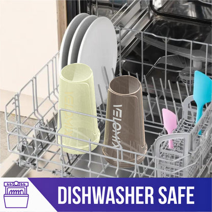 VELOMIX - 2 Pack- 28 oz Protein Shaker Bottles for Protein Mixes - 2x Wire Whisk | Leak Proof Shaker Cups for Protein Shakes | Protein Shaker Bottle Pack (Black/Transparent) - My Store