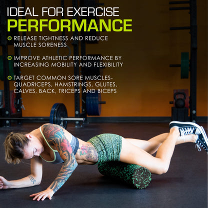 ProsourceFit High Density Foam Rollers, Firm Full Body Athletic Massage Tool for Back Stretching, Yoga, Pilates, Post Workout Muscle Recuperation - My Store