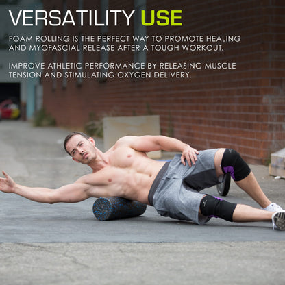 ProsourceFit High Density Foam Rollers, Firm Full Body Athletic Massage Tool for Back Stretching, Yoga, Pilates, Post Workout Muscle Recuperation - My Store