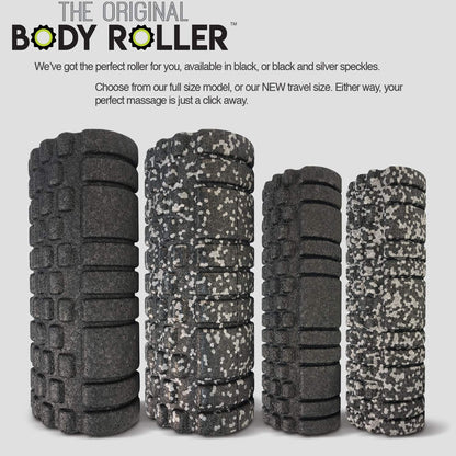 High Density Foam Roller Massager for Deep Tissue Massage of The Back and Leg Muscles - Self Myofascial Release of Painful Trigger Point Muscle Adhesions - 13" Blue - My Store