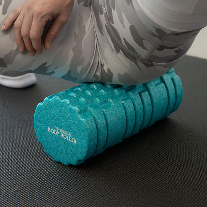 High Density Foam Roller Massager for Deep Tissue Massage of The Back and Leg Muscles - Self Myofascial Release of Painful Trigger Point Muscle Adhesions - 13" Blue - My Store