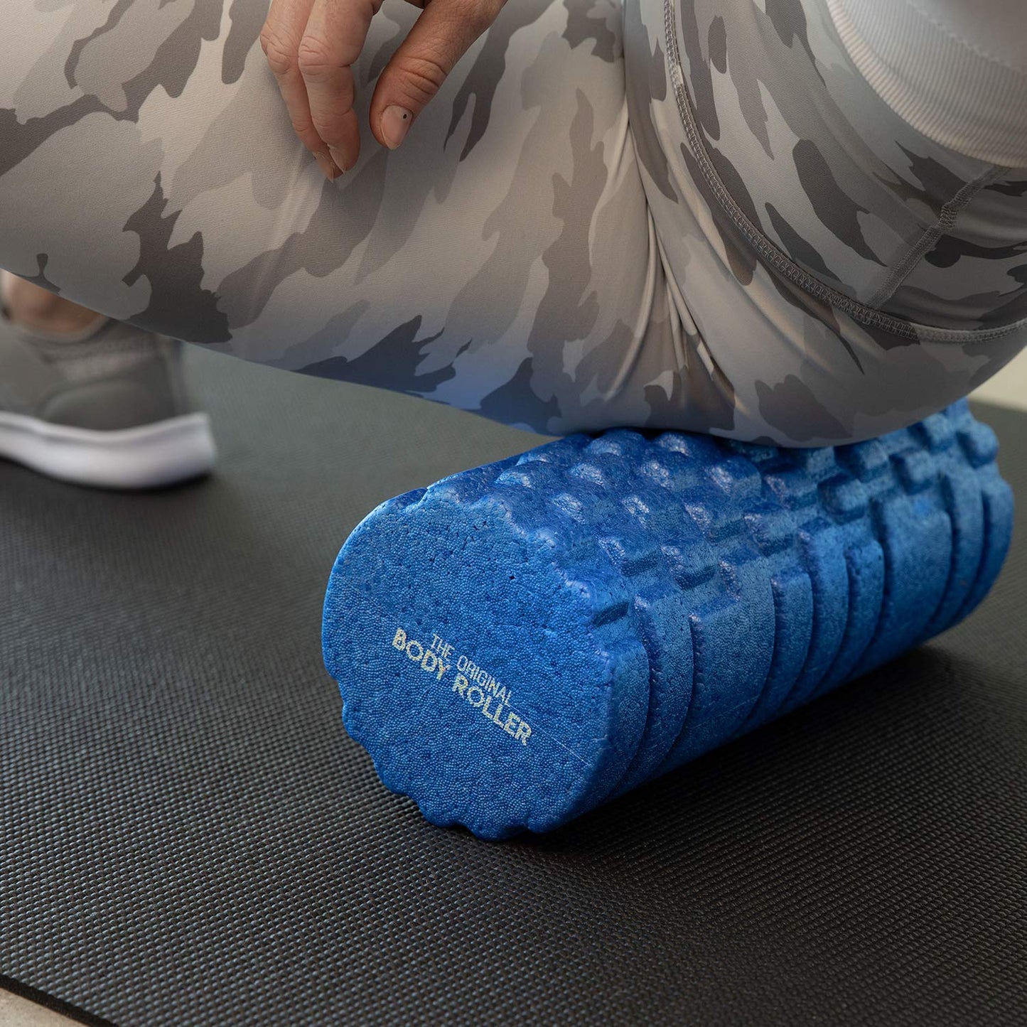 High Density Foam Roller Massager for Deep Tissue Massage of The Back and Leg Muscles - Self Myofascial Release of Painful Trigger Point Muscle Adhesions - 13" Blue - My Store