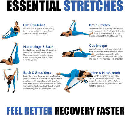 KneeSled™ Ultra Stretch Strap Best Choice for Physical Therapy U.S.A. - My Store