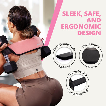 Bellabooty OG Belt - Bellabooty Exercise Hip Thrust Belt – For Dumbbells, Kettlebells, and Plates – Slip-Resistant Padding for Hip Protection – Perfect for Gym, Home, and On-the-Go Workouts