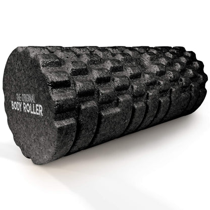 High Density Foam Roller Massager for Deep Tissue Massage of The Back and Leg Muscles - Self Myofascial Release of Painful Trigger Point Muscle Adhesions - 13" Blue - My Store
