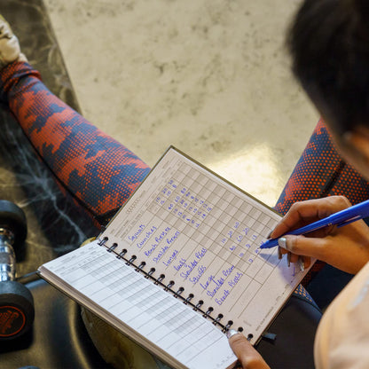 Nextnoid Hardcover Fitness Journal Workout Planner for Men & Women - A5(5.7" x 8.3") Sturdy Workout Log Book to Track Gym & Home Workouts - My Store