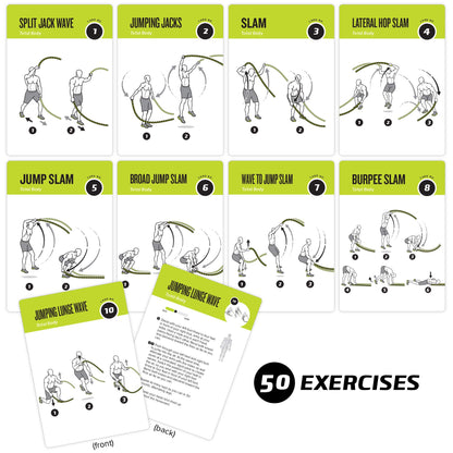 NewMe Fitness Stretching Workout Cards, Instructional Fitness Deck for Women & Men, Beginner Fitness Guide to Training Exercises at Home or Gym - My Store