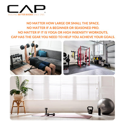 CAP Barbell All Purpose Folding Anti Tear Exercise Training Aerobic Fitness Gym & Gymnastics Balance Mat | Multiple colors