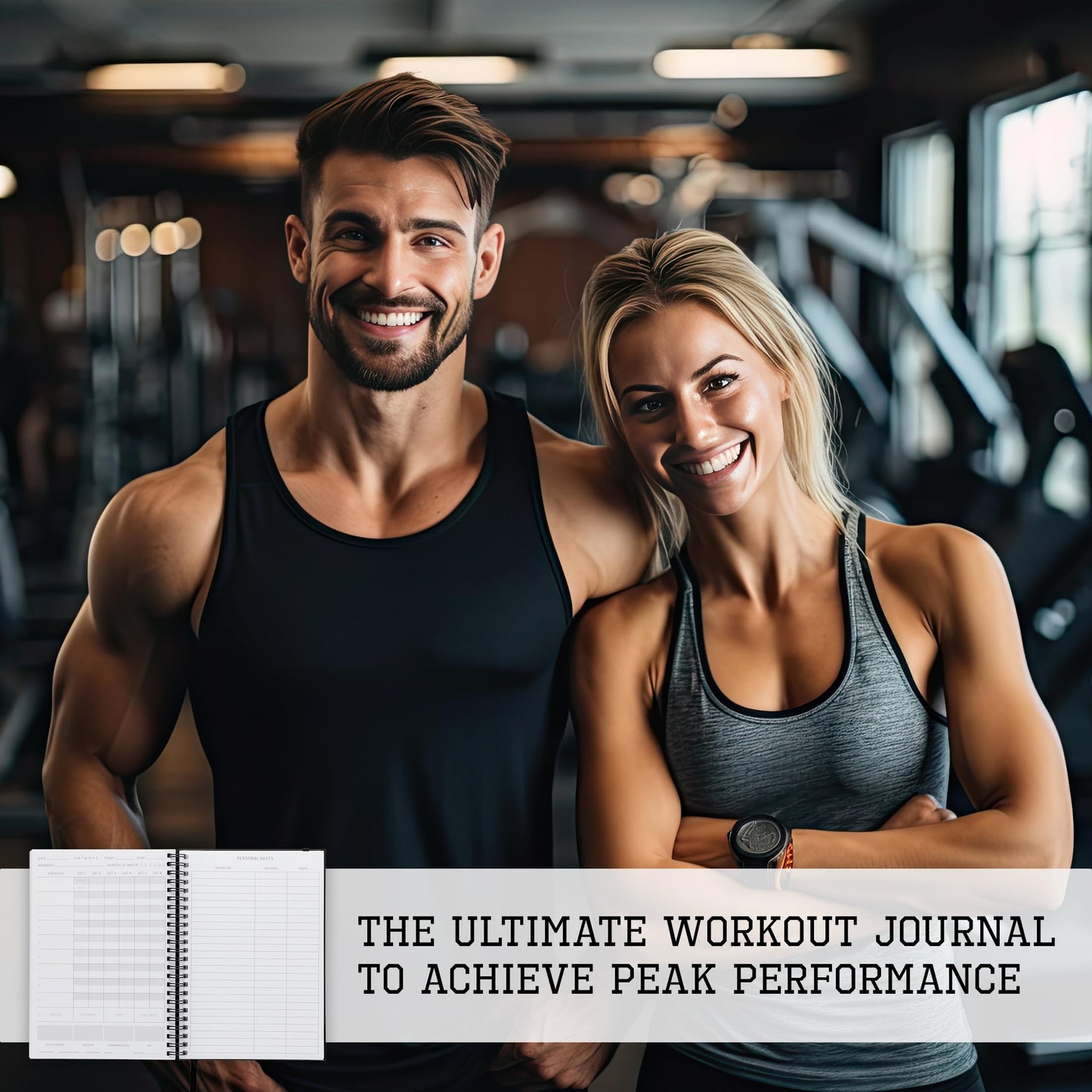 The Ultimate Fitness Journal for Tracking and Crushing Your Gym Goals - Detailed Workout Planner & Log Book For Men and Women - Great Gym Accessories With Calendar, Nutrition & Progress Tracker - My Store