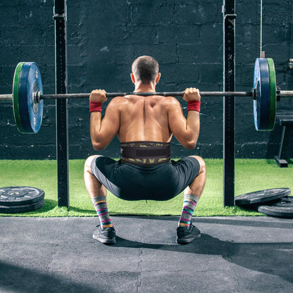 RitFit Weight Lifting Belt - Great for Squats, Lunges, Deadlift, Thrusters - Men and Women - 6 Inch Black/Camouflage - My Store