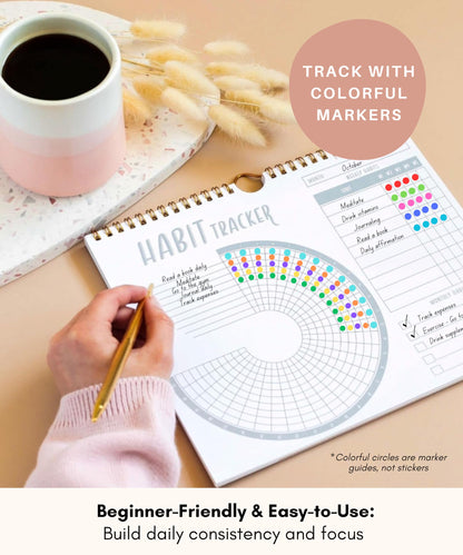 Lamare Habit Tracker Calendar – Premium Daily Habit Tracker Journal and Goal Board, Workout Motivation & Productivity Tool - My Store