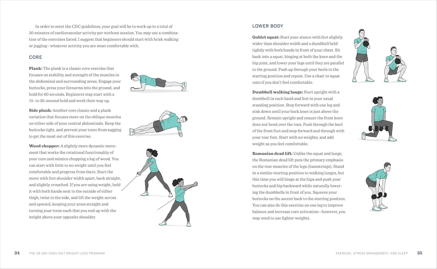 The 28 Day DASH Diet Weight Loss Program: Recipes and Workouts to Lower Blood Pressure and Improve Your Health - My Store