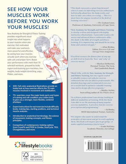 New Anatomy for Strength & Fitness Training: An Illustrated Guide to Your Muscles in Action Including Exercises Used in CrossFit (R), P90X (R), and Other Popular Fitness Programs (IMM Lifestyle Books) - My Store