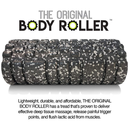 High Density Foam Roller Massager for Deep Tissue Massage of The Back and Leg Muscles - Self Myofascial Release of Painful Trigger Point Muscle Adhesions - 13" Blue - My Store