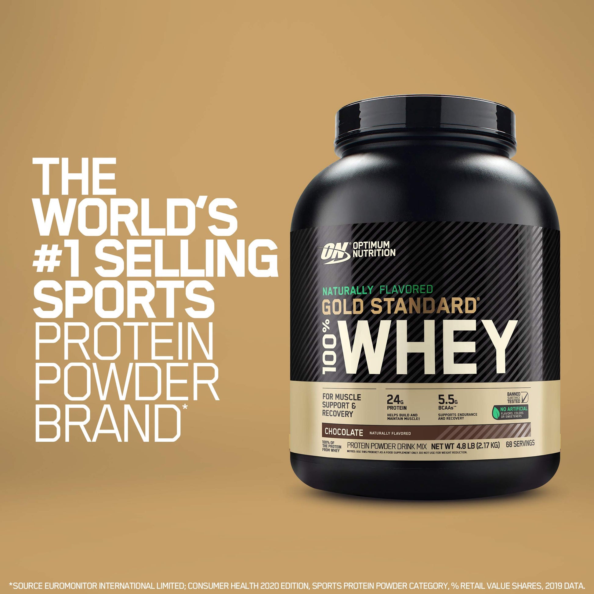 Optimum Nutrition Gold Standard 100% Whey Protein Powder, Double Rich Chocolate, 5 Pound (Packaging May Vary) - My Store