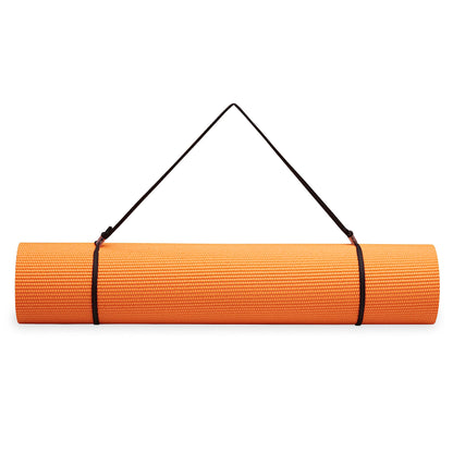 Gaiam Essentials Thick and Thin Yoga Mat Fitness & Exercise Mat with Easy-Cinch Carrier Strap - My Store